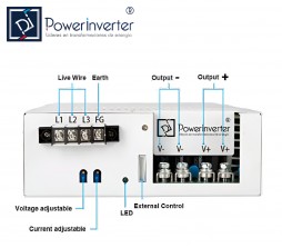 FUENTE DE PODER - SWITCHING - HIGH POWER - 220VAC /0-125VDC 30A (4.000W) 